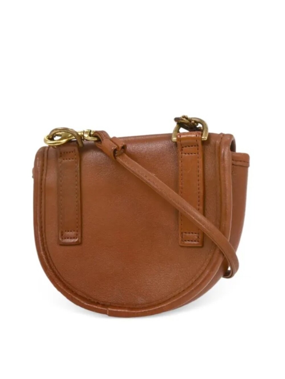COACH 1990s Leather Mini Belt Bag Crossbody British Tan RARE - Picture 2 of 12